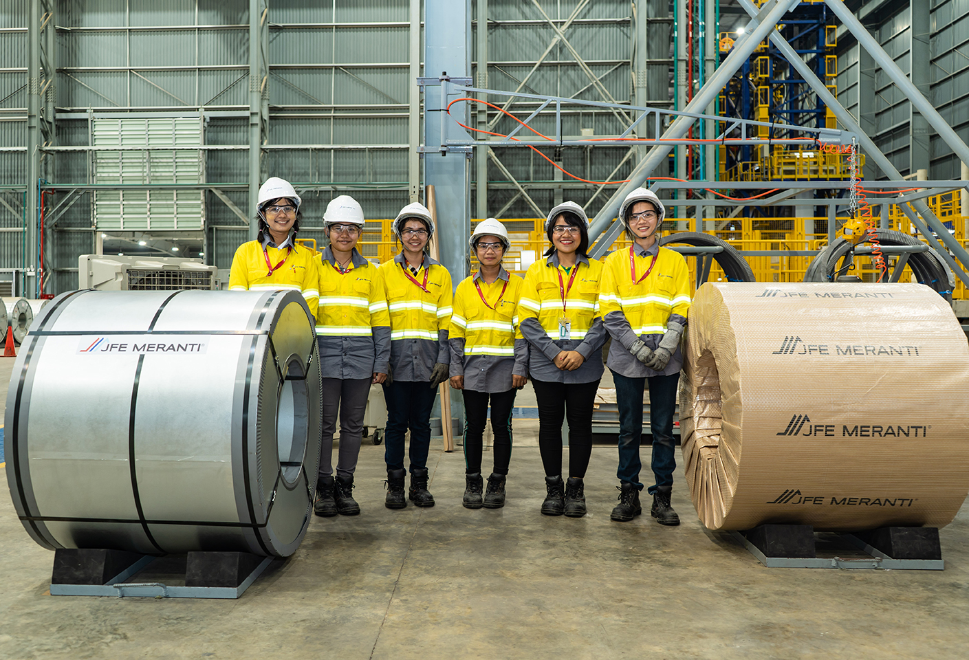 JFE MERANTI LAUNCHES ITS CONTINUOUS PAINT LINE TO SUPPLY QUALITY COATED STEEL FOR MYANMAR'S GROWING MARKET DEMAND